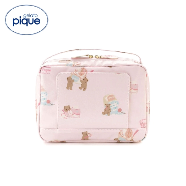 ジェラートピケ アイスクリームベア柄おむつポーチ ジェラピケ gelato pique