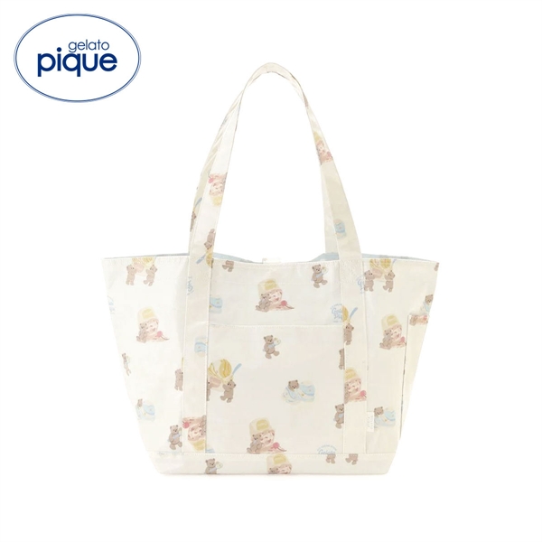 ジェラートピケ アイスクリームベア柄ママバッグ ジェラピケ gelato pique