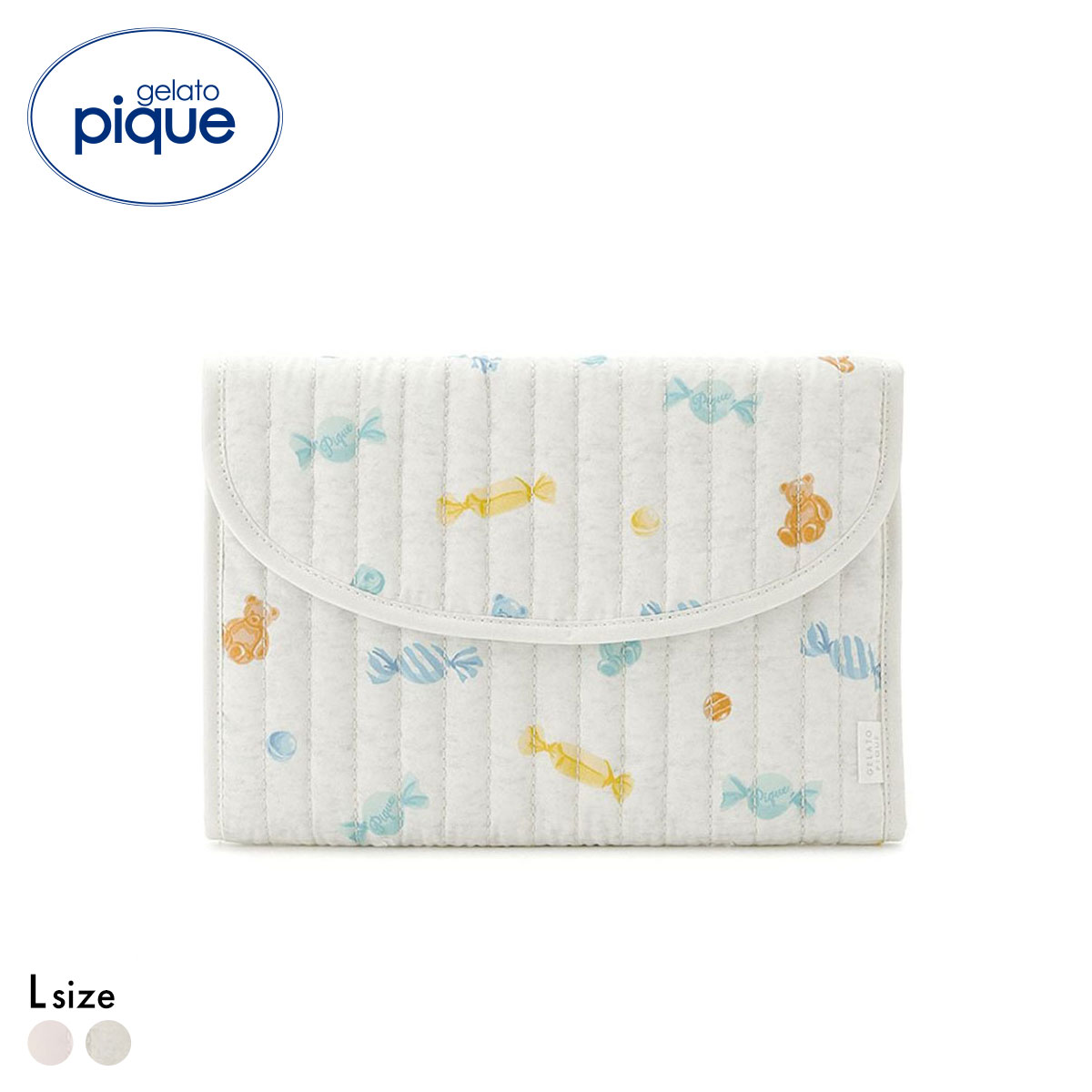 ジェラートピケ ジェラートピケ キャンディ柄母子手帳ケースL ジャバラL ジェラピケ gelato pique ジェラピケ gelato pique(GY-グレー-L)