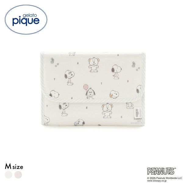 ジェラートピケ キッズアンドベイビー gelato pique PEANUTS PUPPIES トイボックス柄母子手帳ケースM ジェラピケ スヌーピー