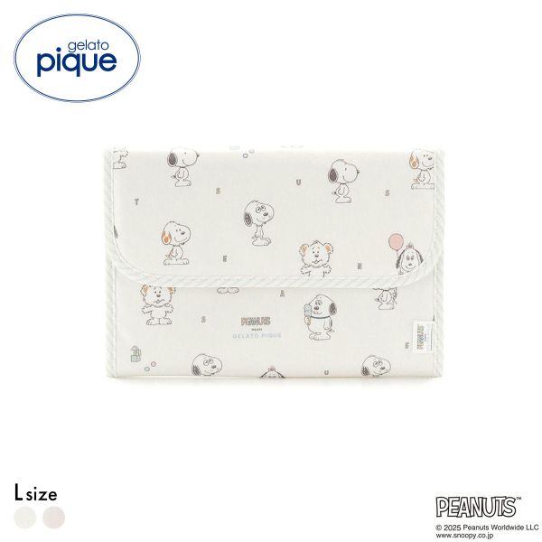 ジェラートピケ キッズアンドベイビー gelato pique PEANUTS PUPPIES トイボックス柄母子手帳ケースL ジェラピケ スヌーピー