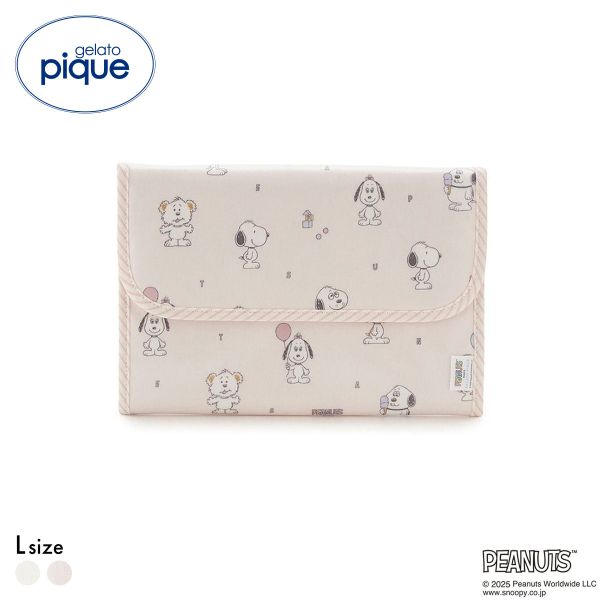 ジェラートピケ キッズアンドベイビー gelato pique PEANUTS PUPPIES トイボックス柄母子手帳ケースL ジェラピケ スヌーピー