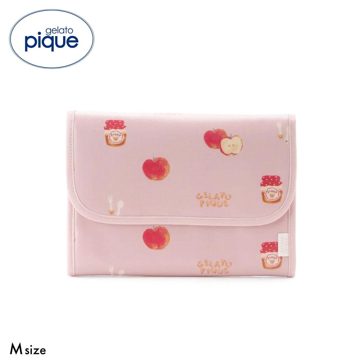 ジェラートピケ 抗菌防臭 モチーフ柄母子手帳ケースM ジェラピケ gelato pique(PI-ピンク-M)