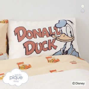 ジェラートピケ gelato pique 【Sleep】Mickey&Donald/ジャガードピローケース ジェラピケ