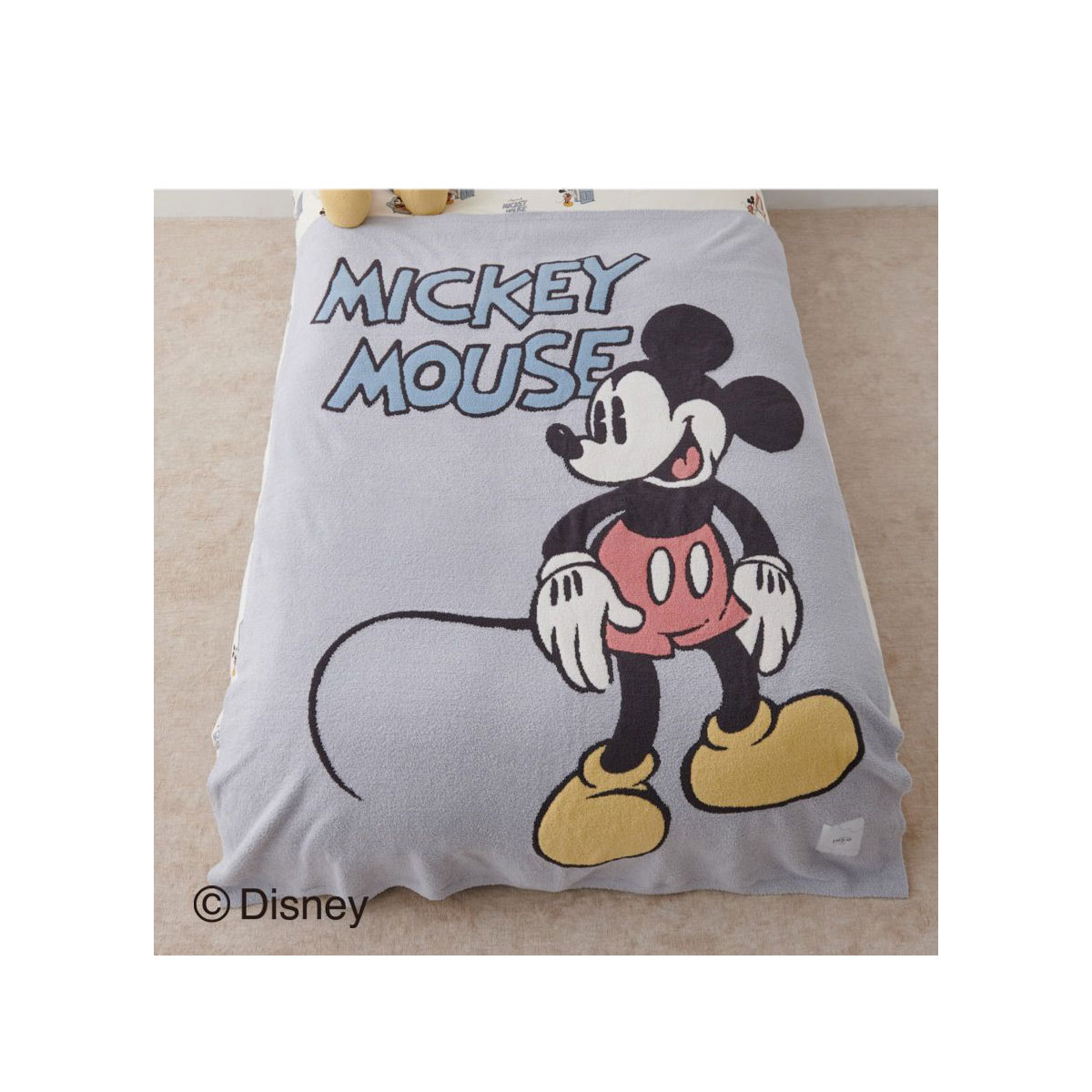 ジェラートピケ gelato pique 【Sleep】Mickey&Donald/ジャガードマルチカバー ジェラピケ(MI-ミント-Free)