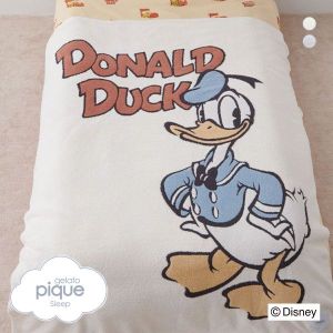ジェラートピケ gelato pique 【Sleep】Mickey&Donald/ジャガードマルチカバー ジェラピケ
