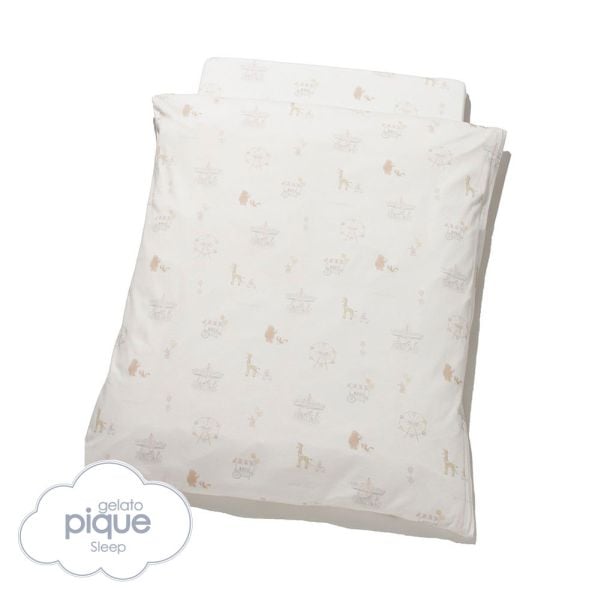 ジェラートピケ gelato pique 【Sleep】【BABY】 アニマル遊園地柄 布団4点セット ジェラピケ