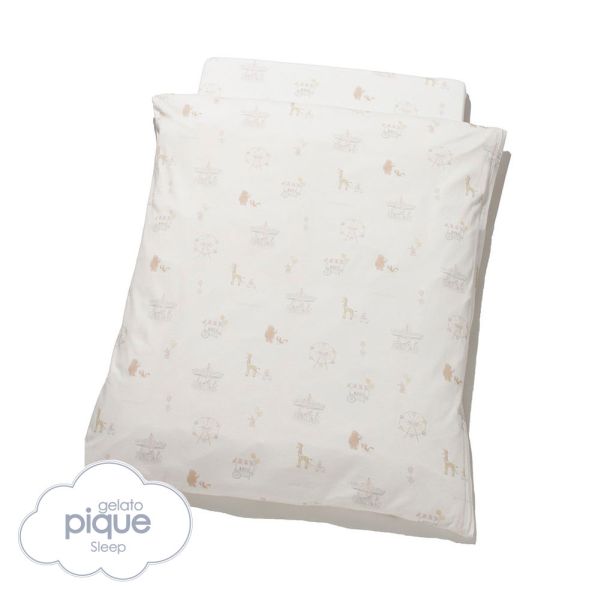 ジェラートピケ gelato pique 【Sleep】【BABY】 アニマル遊園地柄 布団4点セット ジェラピケ