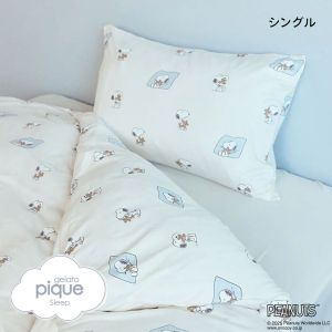 ジェラートピケ ピーナッツ スリープ SNOOPY×BEAR 総柄2点セット(シングル) ジェラピケ PEANUTS gelato pique SLEEP