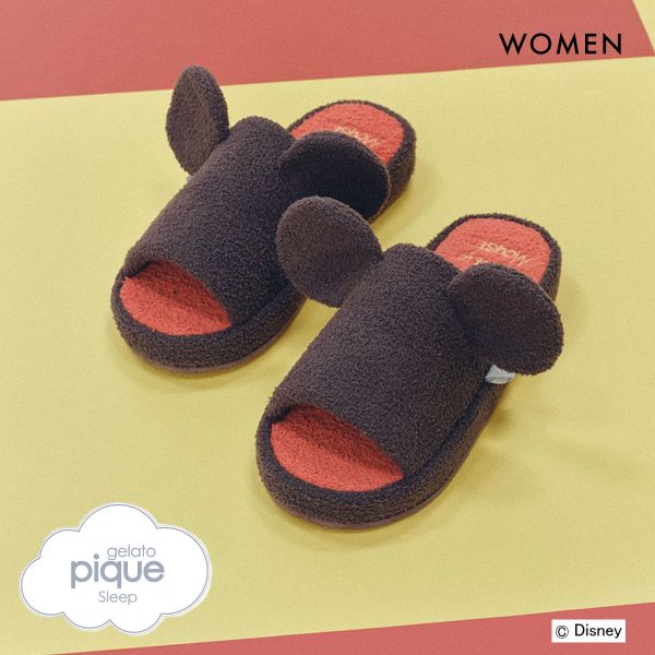 ジェラートピケ スリープ ディズニー Mickey ルームシューズ ジェラピケ レディース gelato pique Sleep Disney