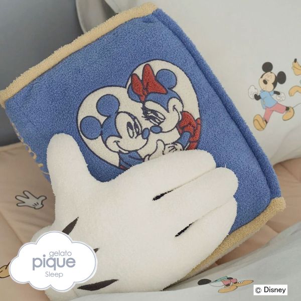 ジェラートピケ スリープ ディズニー Mickey ハンドモチーフクッション ジェラピケ gelato pique Sleep Disney