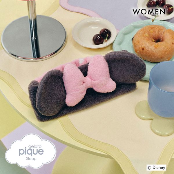 ジェラートピケ スリープ ディズニー Minnie ヘアバンド ジェラピケ レディース gelato pique Sleep Disney