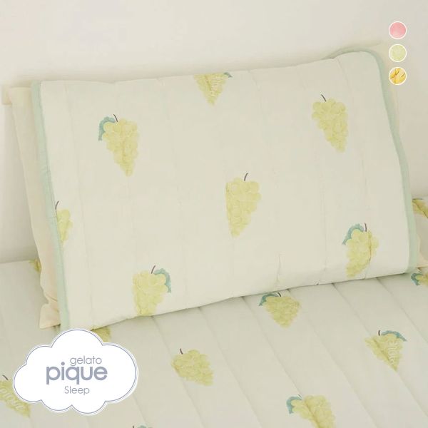 ジェラートピケ スリープ 接触冷感フルーツ柄ピローパッド ジェラピケ gelato pique Sleep