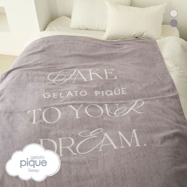 ジェラートピケ スリープ ロゴデザイン 今治タオルケット ジェラピケ gelato pique Sleep