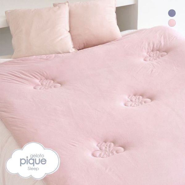 ジェラートピケ スリープ モノグラム柄 キルトケット Sleep ジェラピケ