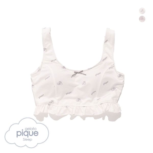 ジェラートピケ スリープ モノグラム柄 ナイトブラ ブラジャー gelato pique ジェラピケ