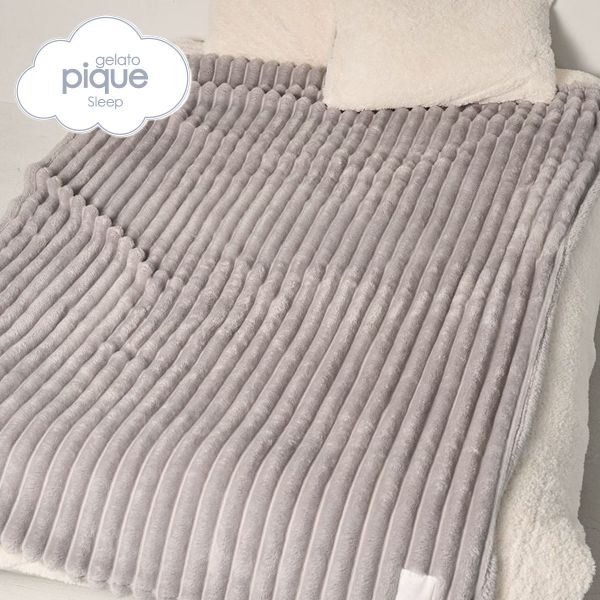 ジェラートピケ スリープ もこもこストライプ 毛布 ジェラピケ gelato pique Sleep