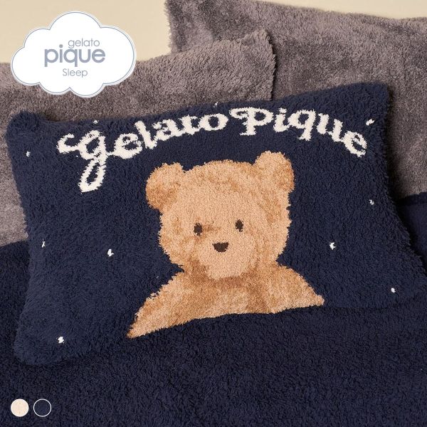 ジェラートピケ スリープ HOLIDAY スノーベア ジャガードピローケース ジェラピケ gelato pique SLEEP