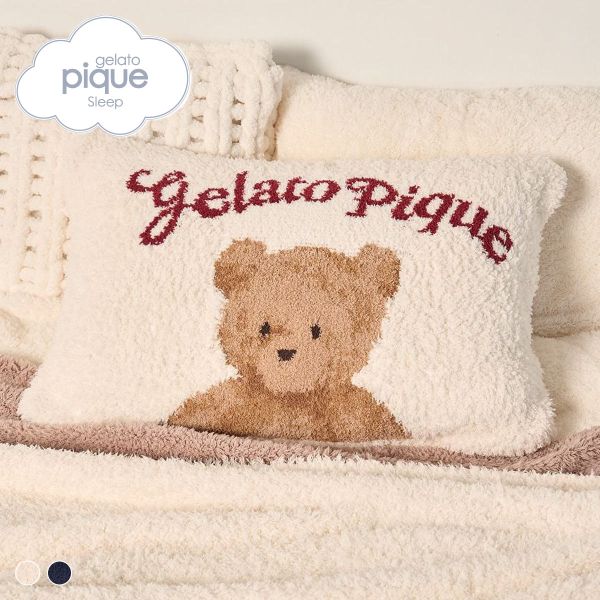 ジェラートピケ スリープ HOLIDAY スノーベア ジャガードピローケース ジェラピケ gelato pique SLEEP