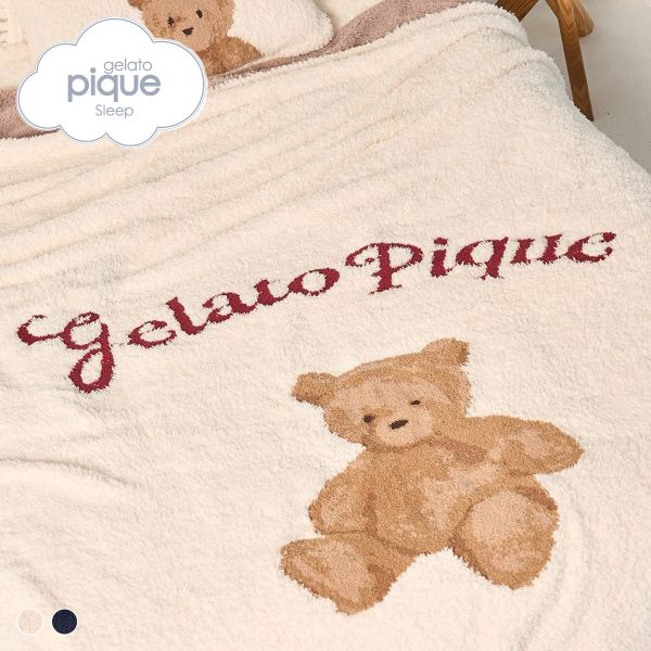 ジェラートピケ スリープ HOLIDAY スノーベア ジャガードマルチカバー ジェラピケ gelato pique SLEEP