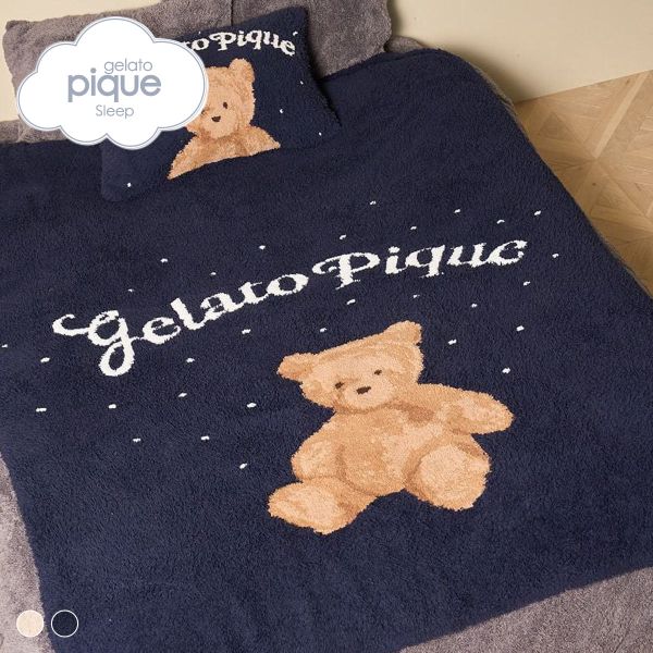 ジェラートピケ スリープ HOLIDAY スノーベア ジャガードマルチカバー ジェラピケ gelato pique SLEEP