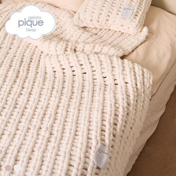 ジェラートピケ スリープ チャンキーニット マルチカバー  ジェラピケ gelato pique Sleep