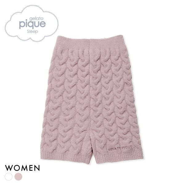 ジェラートピケ スリープ レディース ケーブルニット ウエストウォーマーパンツ ジェラピケ パジャマ ルームウェア gelato pique Sleep