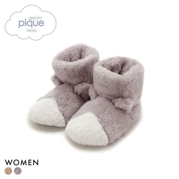 ジェラートピケ スリープ レディース DOG/CAT ルームブーツ ジェラピケ gelato pique Sleep
