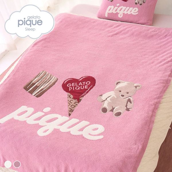 ジェラートピケ スリープ Valentine ジャガードマルチカバー ジェラピケ gelato pique SLEEP バレンタイン