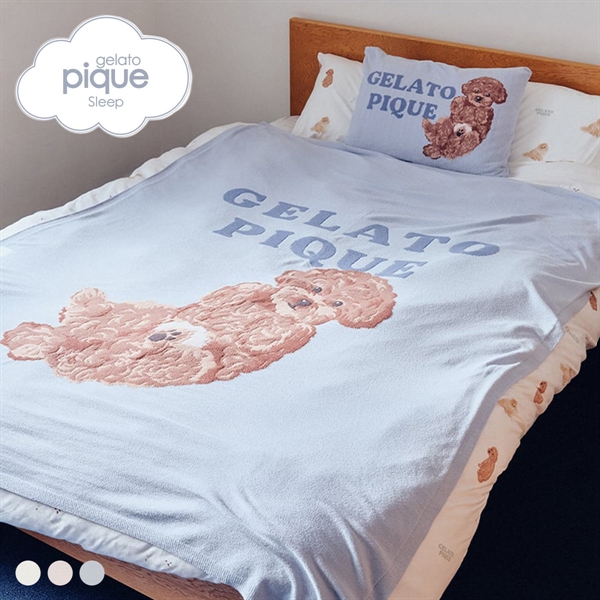 ジェラートピケ スリープ エアリーモコドッグジャガードマルチカバー ジェラピケ gelato pique Sleep