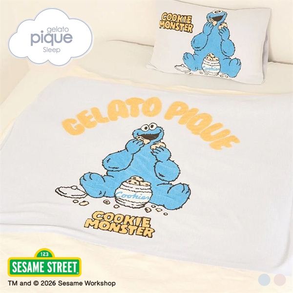 ジェラートピケ スリープ SESAME STREET エアリーモコジャガードハーフケット セサミストリート ジェラピケ gelato pique Sleep