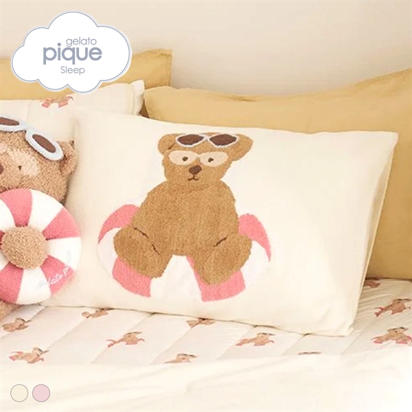 ジェラートピケ スリープ サマーベアジャガード ピローケース ジェラピケ gelato pique Sleep