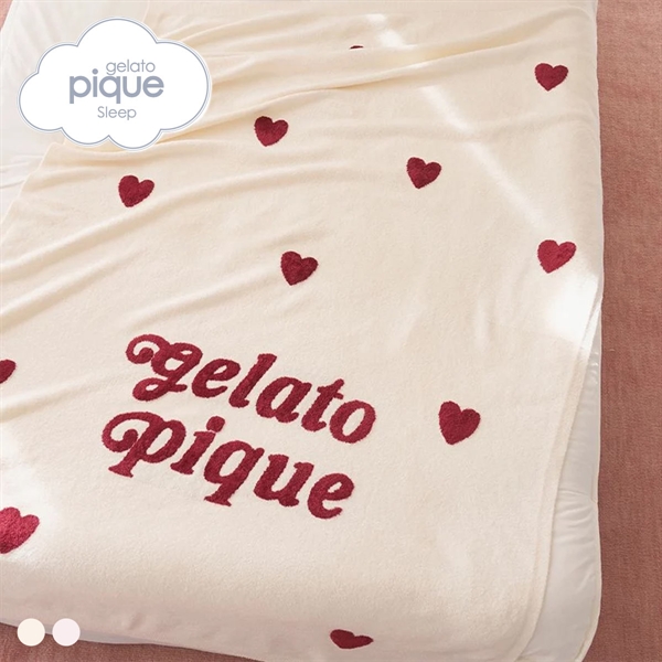 ジェラートピケ スリープ ハートロゴジャガード マルチカバー ジェラピケ gelato pique Sleep