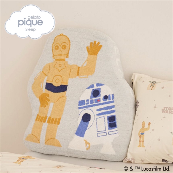 ジェラートピケ STAR WARS スリープ ジャガードダイカットクッション ジェラピケ スターウォーズ gelato pique Sleep