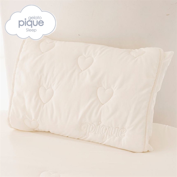 ジェラートピケ スリープ ハートロゴピローパッド ジェラピケ gelato pique Sleep