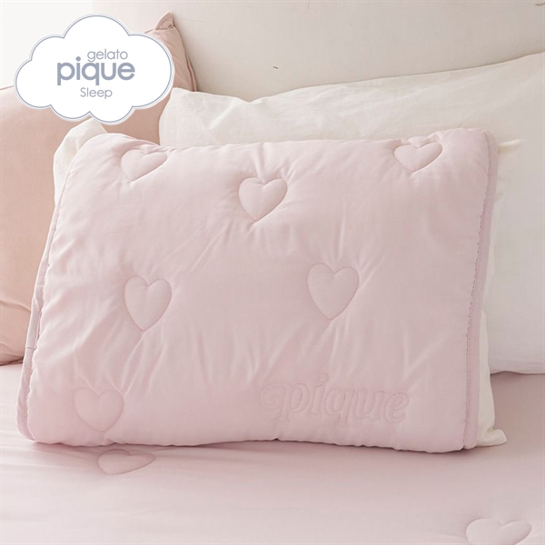 ジェラートピケ スリープ ハートロゴピローパッド ジェラピケ gelato pique Sleep