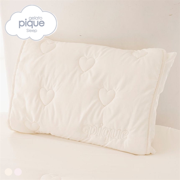 ジェラートピケ スリープ ハートロゴピローパッド ジェラピケ gelato pique Sleep