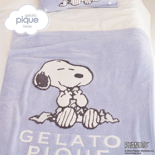 ジェラートピケ PEANUTS スリープ スムーズィージャガードハーフケット gelato pique Sleep