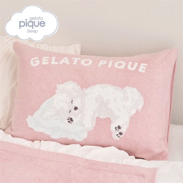 ジェラートピケ スリープ マルチーズジャガードピローケース ジェラピケ gelato pique Sleep