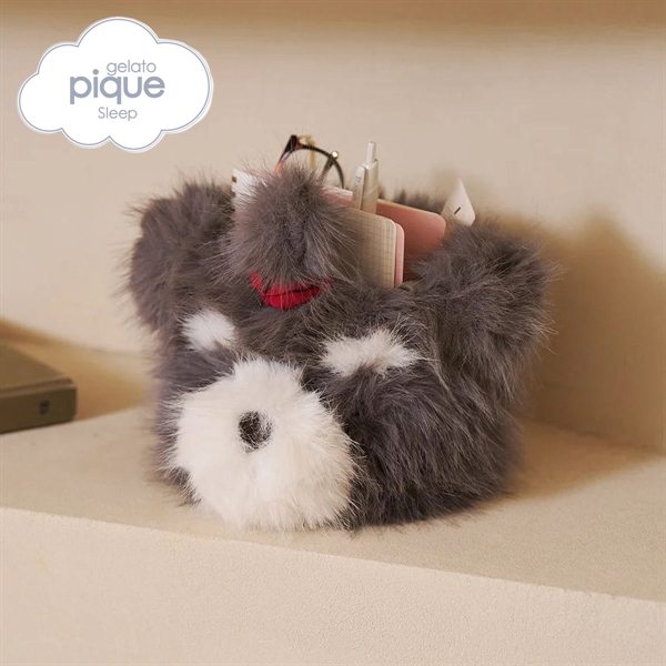 ジェラートピケ スリープ リボンDOGモチーフ収納ポーチ ジェラピケ gelato pique Sleep