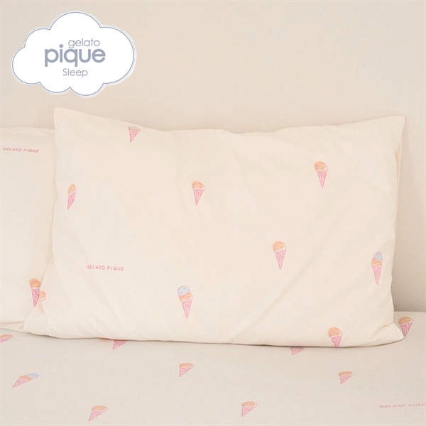 ジェラートピケ スリープ IFMC. 総柄プリントピローケース ジェラピケ gelato pique Sleep