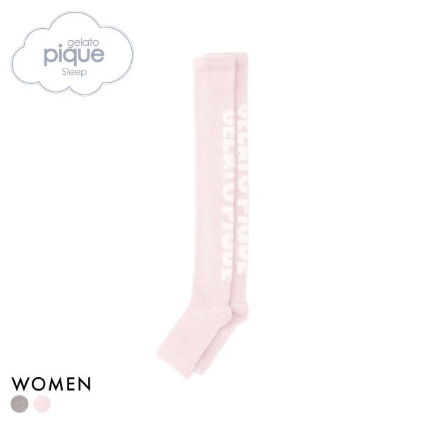 ジェラートピケ スリープ レディース トラベルグッズ ロゴジャガード着圧ソックス ジェラピケ gelato pique Sleep