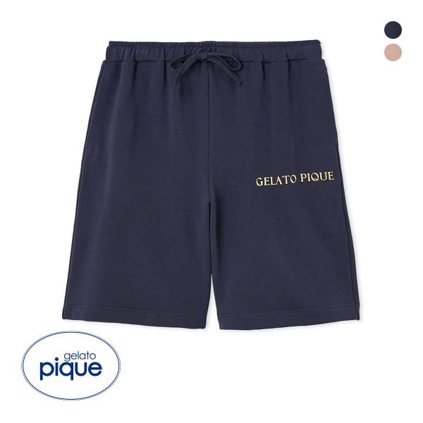 ジェラートピケ ユニセックス 裏毛ハーフパンツ ジェラピケ ルームウェア gelato pique UNISEX