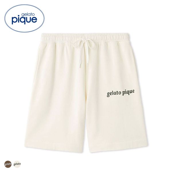 ジェラートピケ ユニセックス 裏毛ハーフパンツ ジェラピケ ルームウェア gelato pique UNISEX