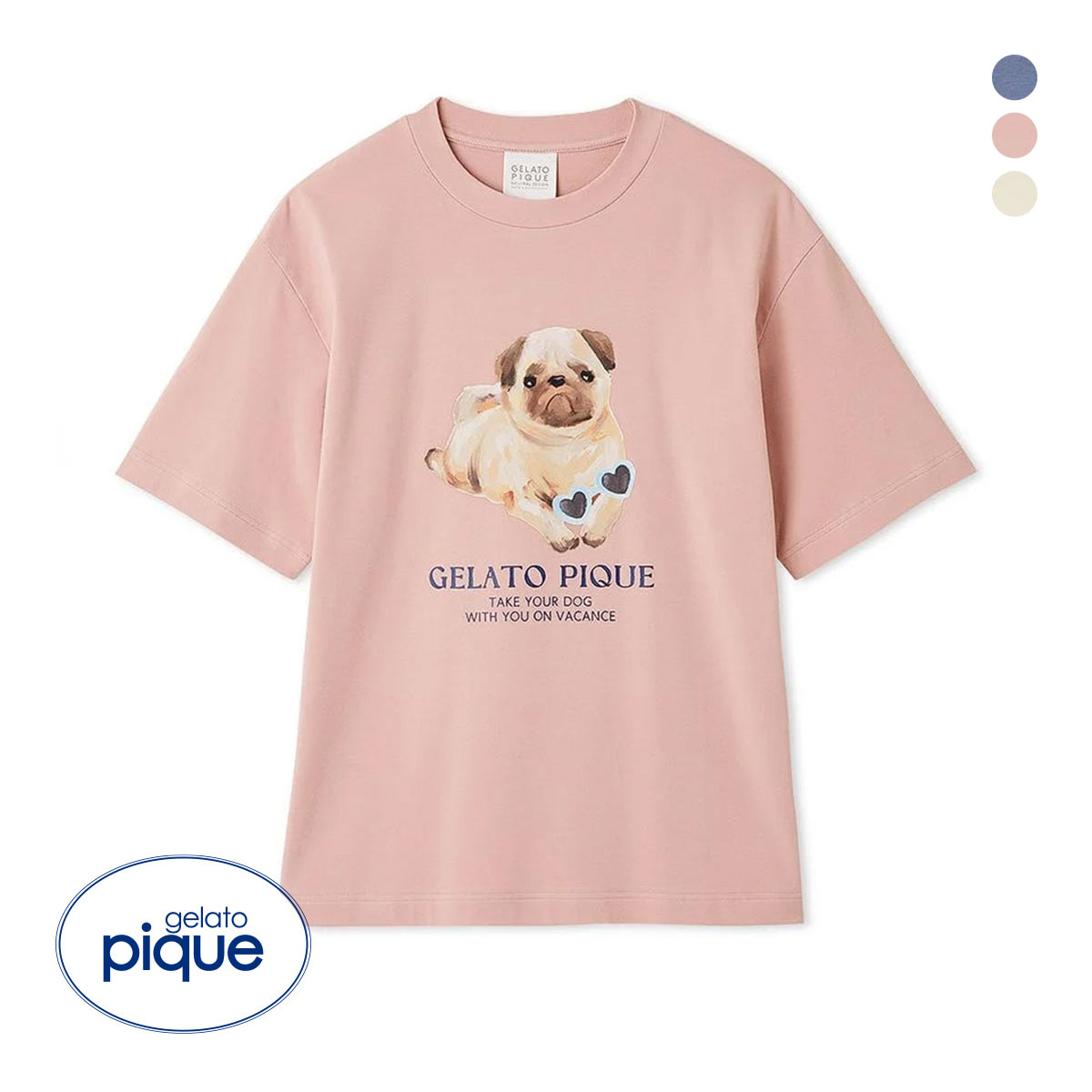 GELATO PIQUE ルームウェアセット　福袋　4点➕　※プードルtシャツ セール】【ラッピング済み】トイプードル柄ビッグTシャツ