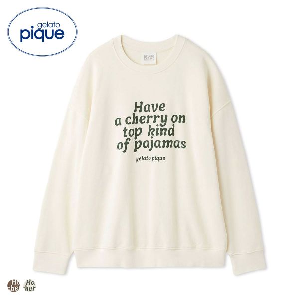 ジェラートピケ ユニセックス 裏毛プルオーバー ジェラピケ ルームウェア gelato pique UNISEX