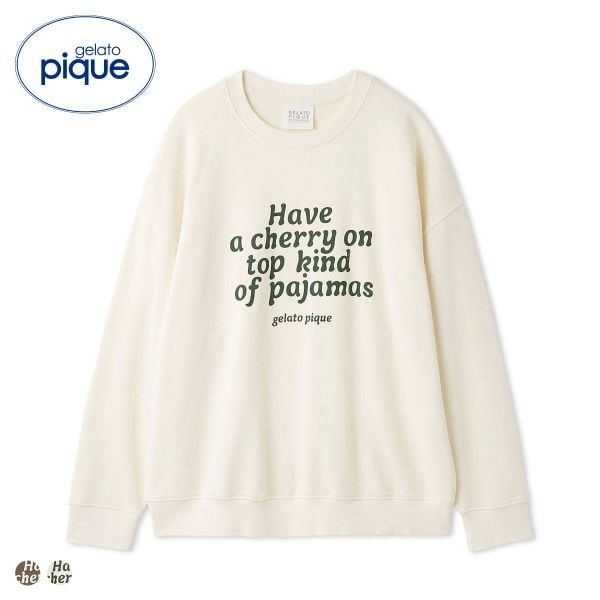 ジェラートピケ ユニセックス 裏毛プルオーバー ジェラピケ ルームウェア gelato pique UNISEX