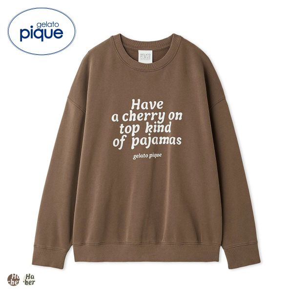 ジェラートピケ ユニセックス 裏毛プルオーバー ジェラピケ ルームウェア gelato pique UNISEX ジェラートピケ ユニセックス 裏毛プルオーバー ジェラピケ ルームウェア gelato pique UNISEX