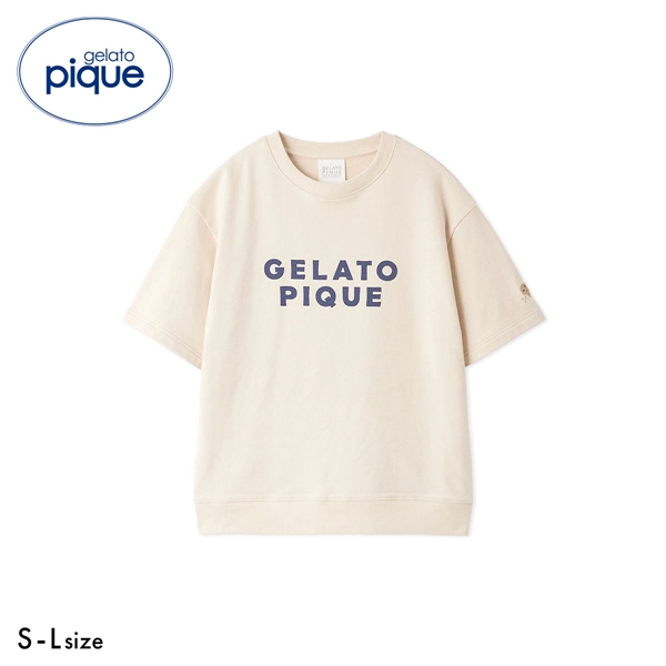 ジェラートピケ ユニセックス 裏毛ロゴプリントプルオーバー ジェラピケ パジャマ ルームウェア UNISEX gelato pique