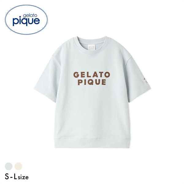 ジェラートピケ ユニセックス 裏毛ロゴプリントプルオーバー ジェラピケ パジャマ ルームウェア UNISEX gelato pique